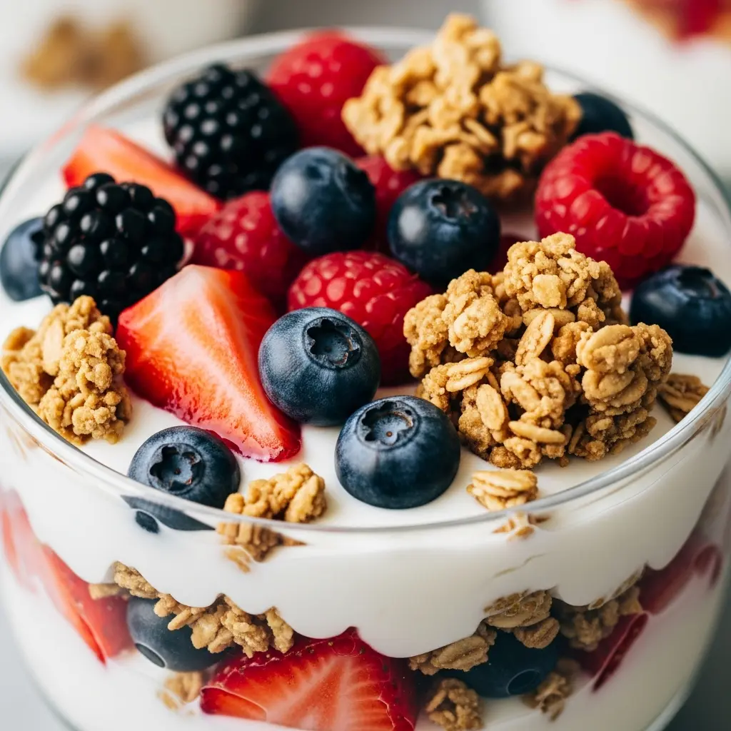 Greek Yogurt Parfait: A Healthy Fruit & Granola Treat