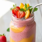 Sip into Summer: The Perfect Strawberry Peach Smoothie Recipe