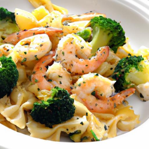 Savor Garlic Butter Shrimp & Broccoli Pasta: A Flavorful Feast