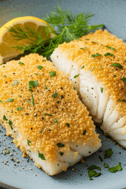 Baked Parmesan Cod
