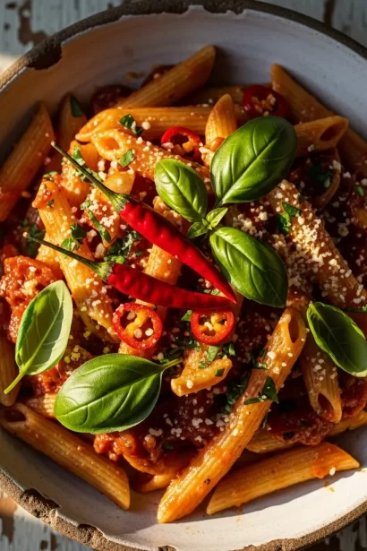 Fiery Penne Arrabbiata: A Spicy Italian Classic Unveiled
