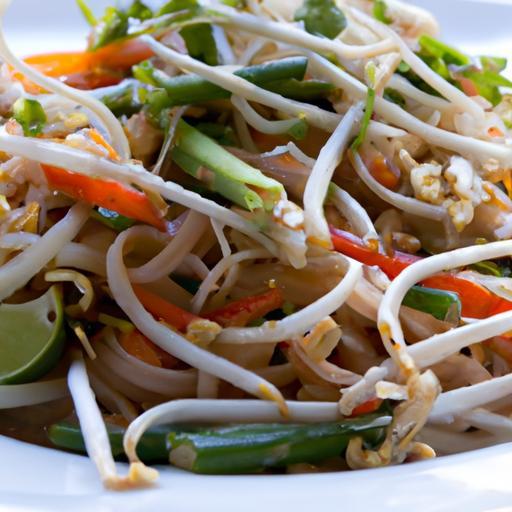 Savor Vibrant Thai Peanut Noodles Loaded with Fresh Veggies