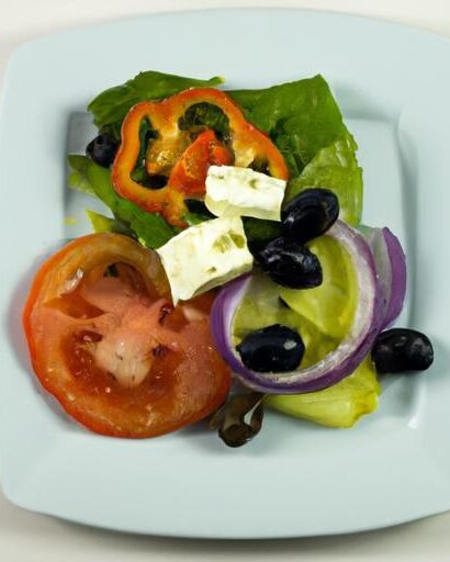 Mediterranean Delight: Greek Salad with Kalamata Olives & Feta