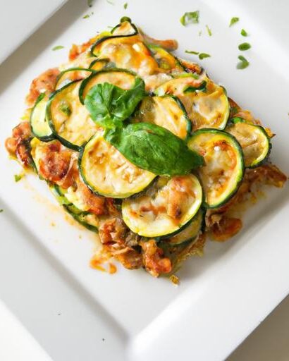 Wholesome Zucchini Lasagna with Savory Ground Turkey Twist