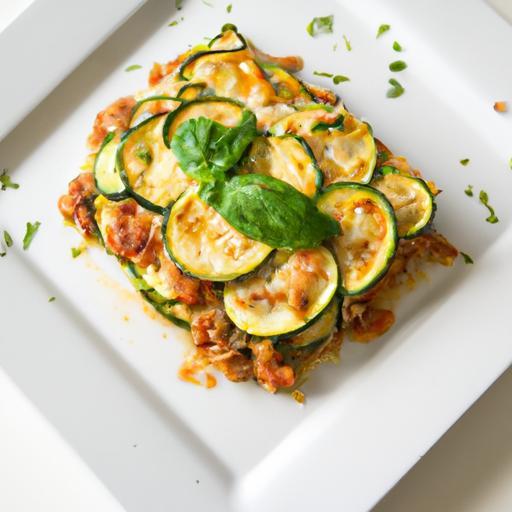 Wholesome Zucchini Lasagna with Savory Ground Turkey Twist