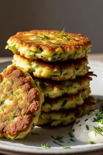 Crispy Zucchini Fritters