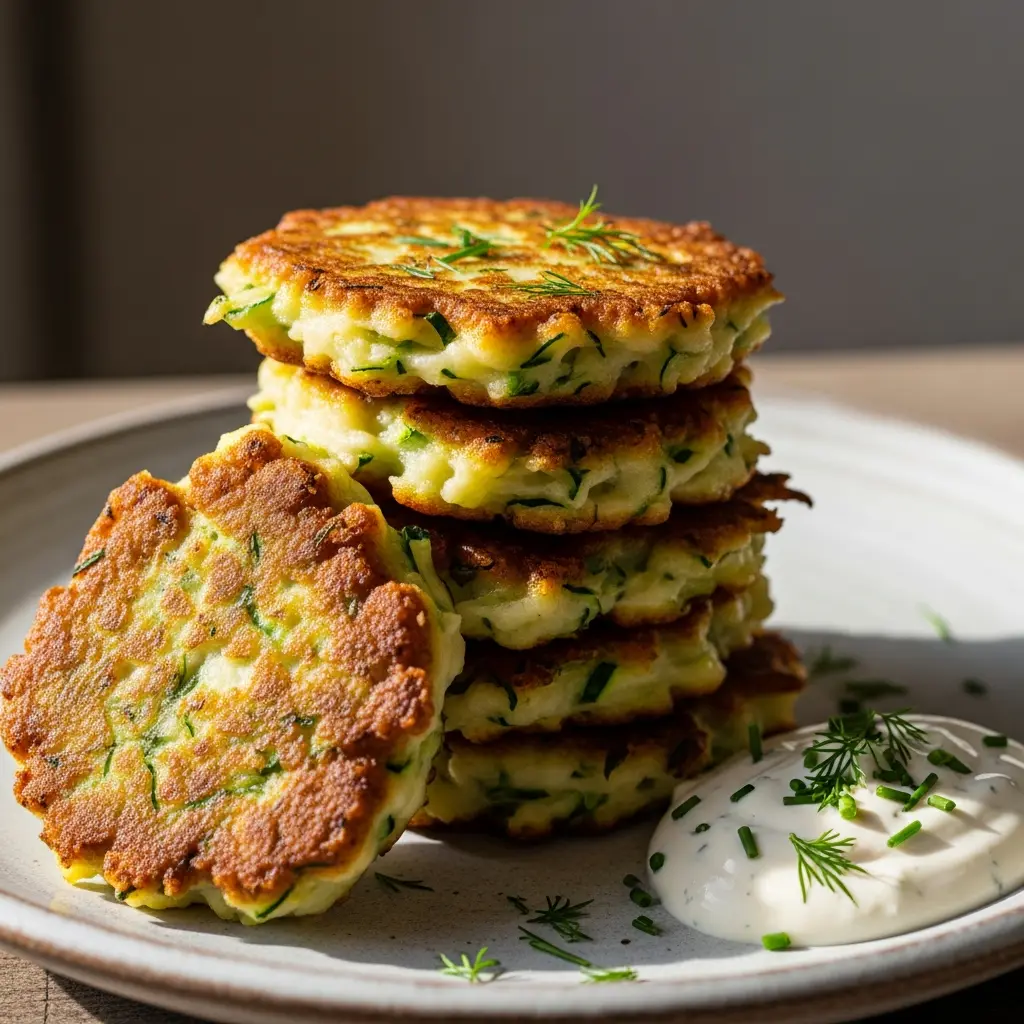 Crispy Zucchini Fritters