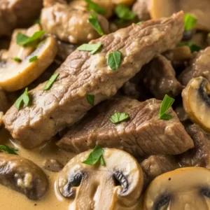 Beef Stroganoff