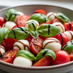 Tomato Basil Mozzarella Salad