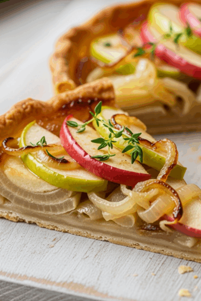 Caramelized Onion Apple Tart