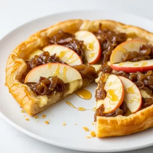 Caramelized Onion Apple Tart