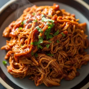 Slow Cooker BBQ Pulled Chicken