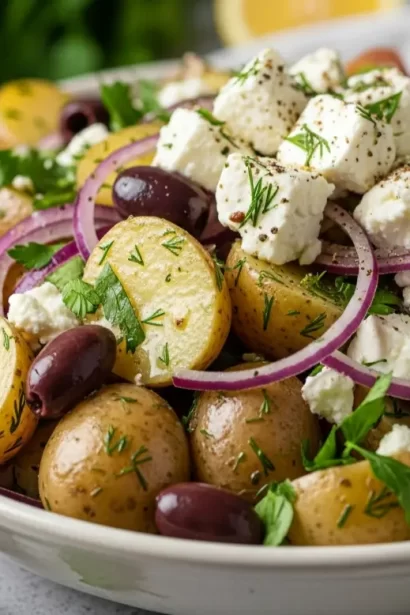 Greek potato salad