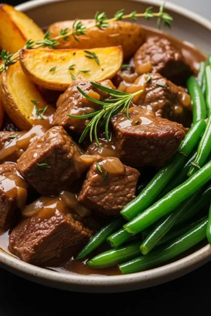 Hearty Beef, Potato & Green Bean