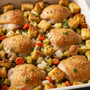 Chicken Stuffing Bake