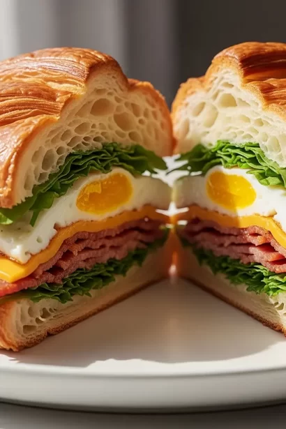 Croissant Breakfast Sandwich