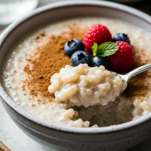 Creamy Vegan Brown Rice Pudding: A Wholesome Delight