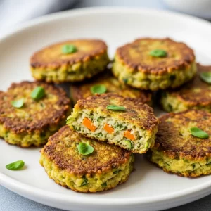 Crispy Baked Zucchini & Carrot Fritters: A Healthy Twist