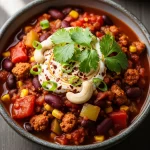 Hearty Vegan Chili: Kidney Beans & Sweet Potato Delight