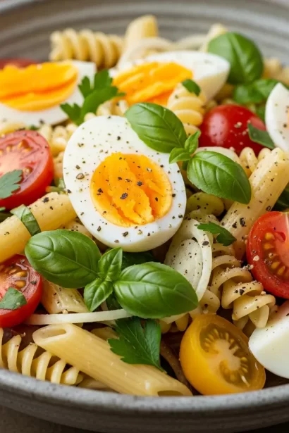 Egg Pasta Salad