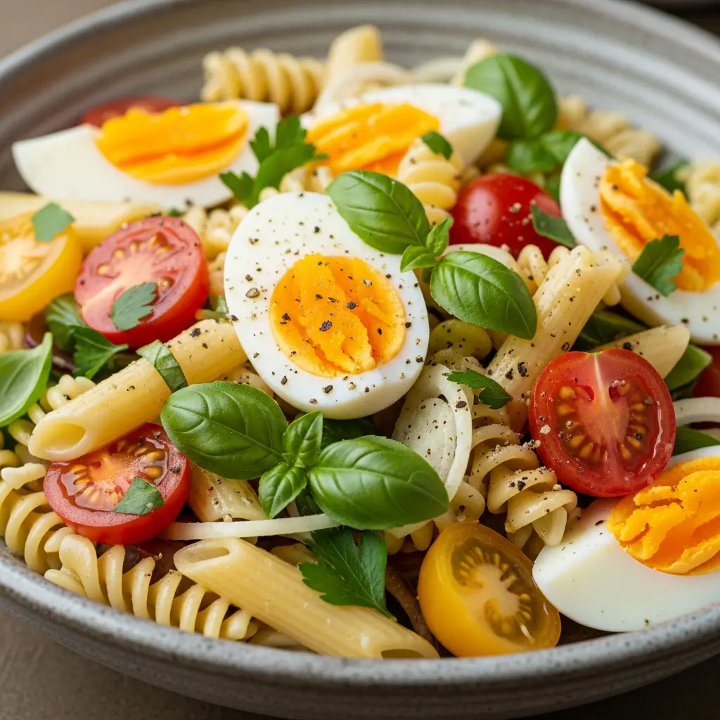 Egg Pasta Salad