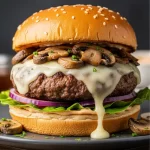 Mushroom Swiss Burger