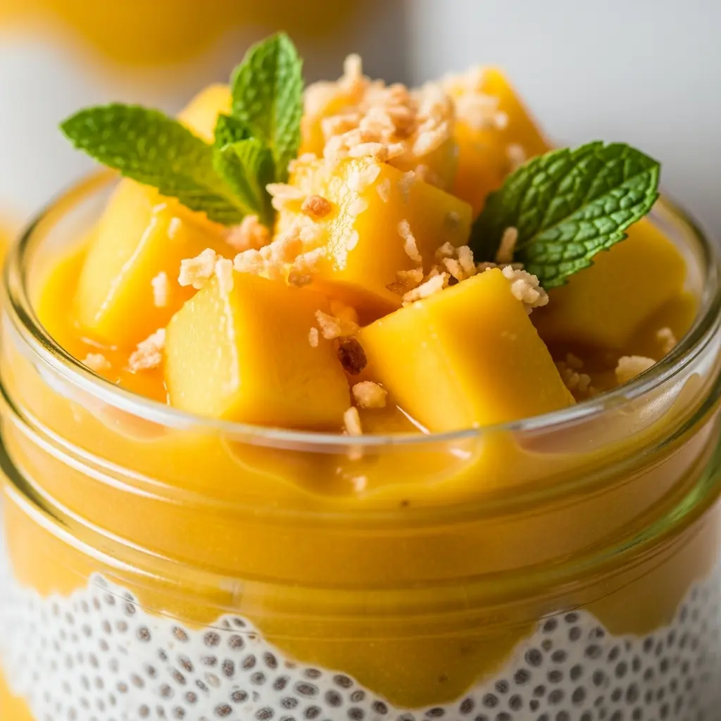 Creamy Mango Chia Pudding