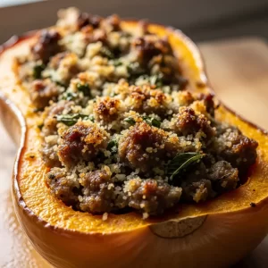 Sausage-Stuffed Butternut