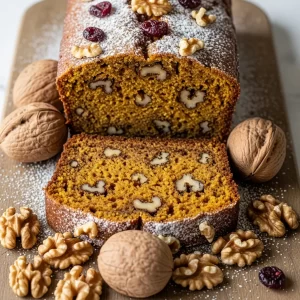 Wholesome Pumpkin Bread with Crunchy Walnuts Recipe Guide