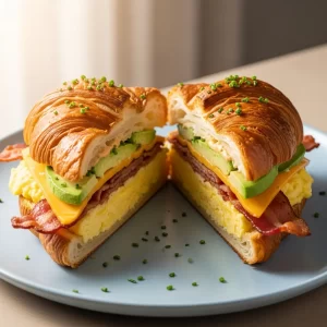 Croissant Breakfast Sandwich