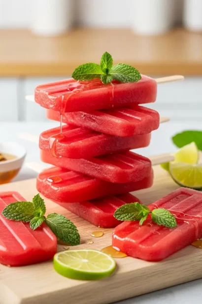 Chill Out with Refreshing Frozen Watermelon Pops Treats