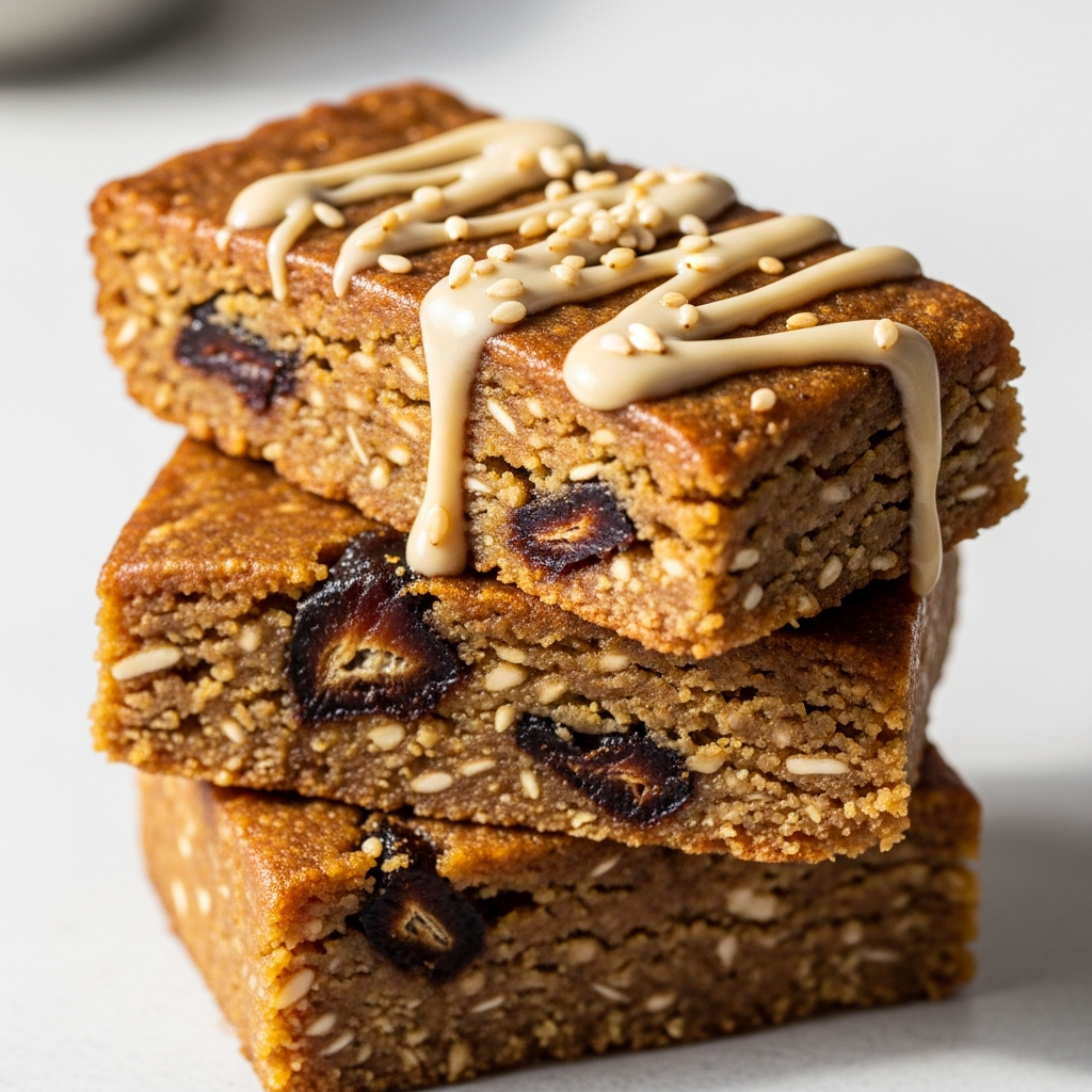 Tahini & Date Protein Bars