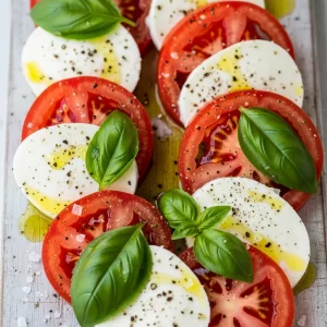 Tomato Basil Mozzarella Salad