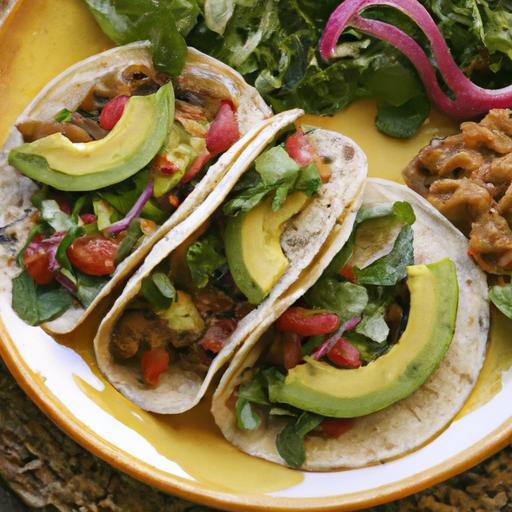 Wholesome Soft Veggie Tacos with Lush Avocado Cream