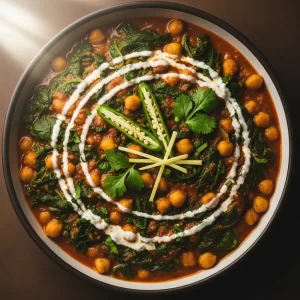 Indian Chana Saag Curry