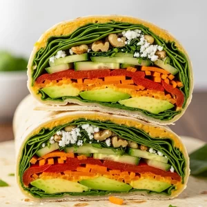 Vegetarian Hummus Wraps