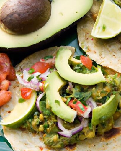 Wholesome Soft Veggie Tacos with Lush Avocado Cream