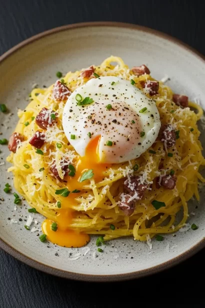 Spaghetti Squash Carbonara