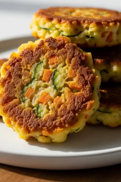 Crispy Baked Zucchini & Carrot Fritters: A Healthy Twist
