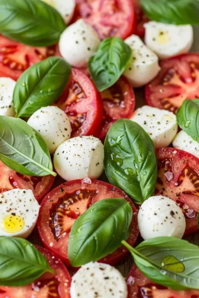 Tomato Basil Mozzarella Salad