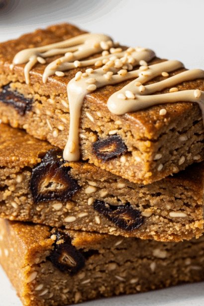 Tahini & Date Protein Bars