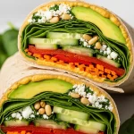 Vegetarian Hummus Wraps
