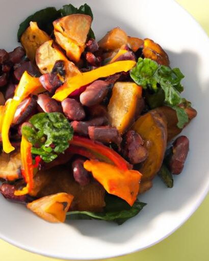 Nourish Naturally: Sweet Potato & Black Bean Wellness Bowl