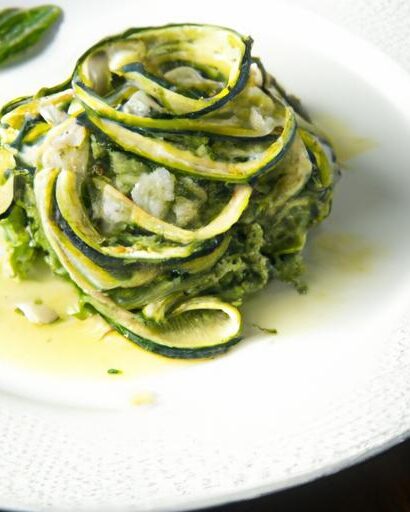 Zucchini Noodles with Pesto: A Fresh Twist on Classic Flavors