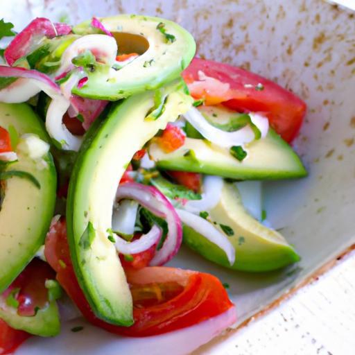 Refreshing Cucumber Tomato Salad with Creamy Avocado Twist