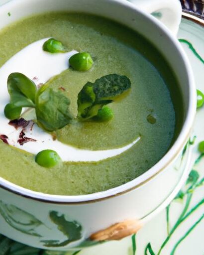 Fresh Spring Pea Soup with Mint: A Vibrant Seasonal Delight