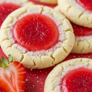 Strawberry Sugar Cookies
