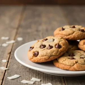 Coconut Flour Chocolate Chip Cookies