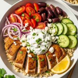 Greek Chicken Bowls