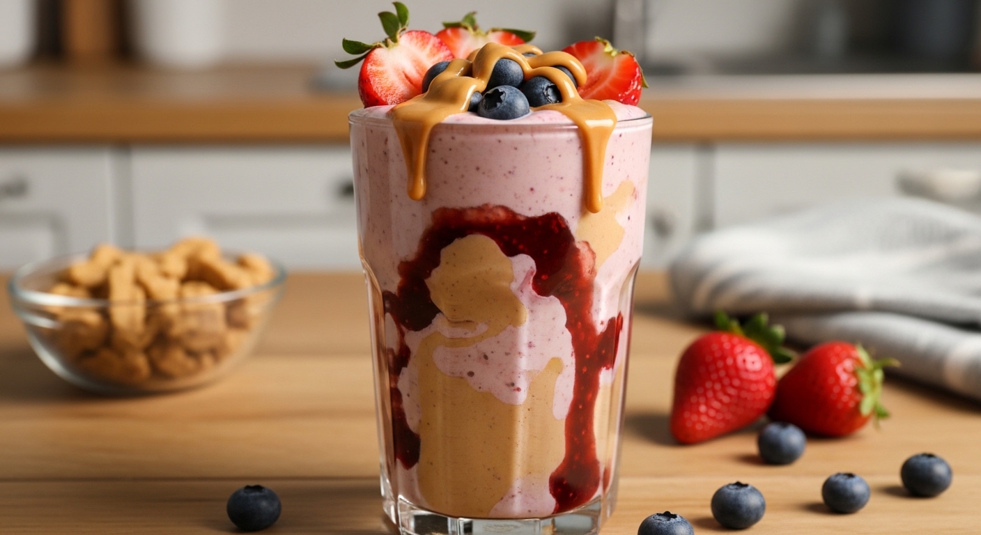 Peanut Butter & Jelly Smoothie